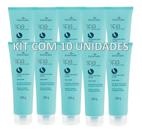 Creme Spa Acaba Com Rachaduras Nos Pés Com Ureia - Cx C/ 10 0