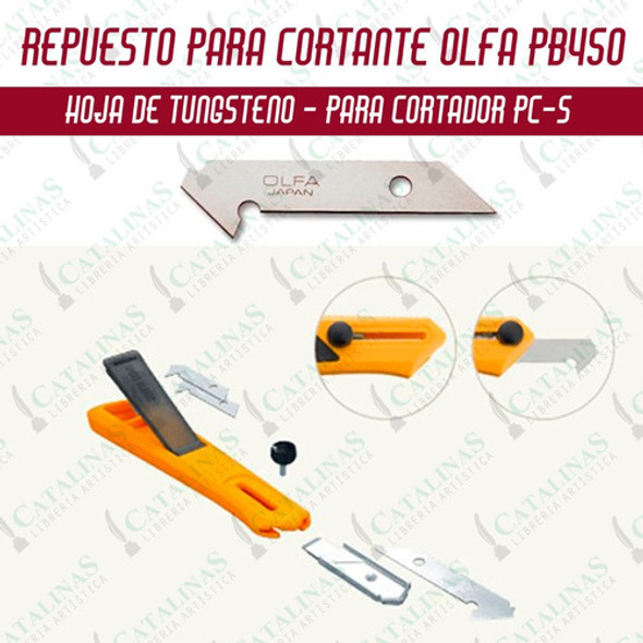 Repuesto Cutter Olfa Pb - 450 5mm Blister X5unid Microcentro 1