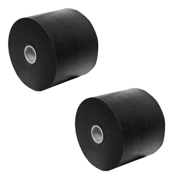 Kit 2 Rolete De Apoio Borracha 65x52 Carretinha Barco Lancha 0