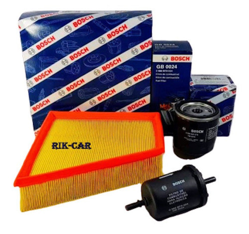 Kit Filtros Bosch Aire Aceite Nafta Vw Saveiro Trend 1.6 8v 0
