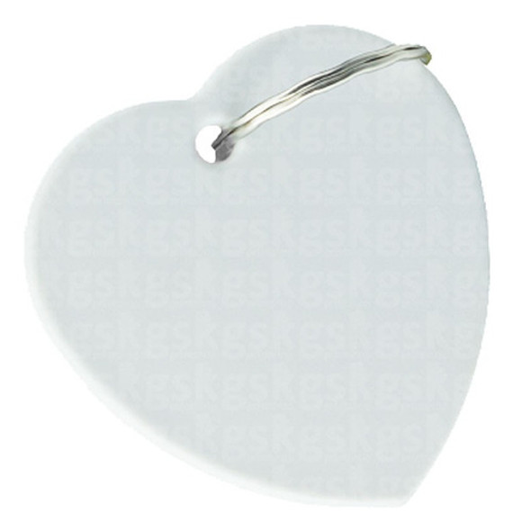 Llavero Polimero Sublimable Sublimar Corazon Caja X 20 0
