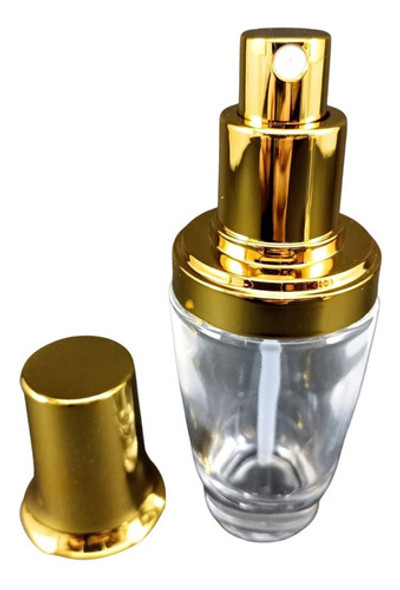 Frasco Para Perfume 30ml Spray Dorado (4 Unidades) 0