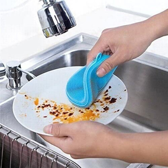 Esponja De Silicona  Para Cocina Baño Masajes Super Suave 1