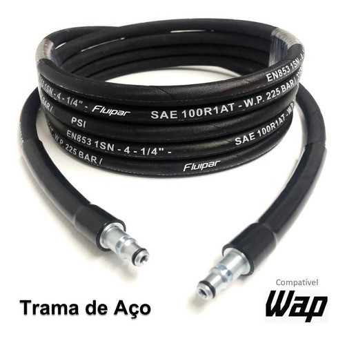 5mts Mangueira Top T.aço Lavadora Wap Combate Turbo 0
