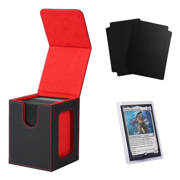 Caja De Deck Venssu Almacena 100 Cartas Doble Forradas 0