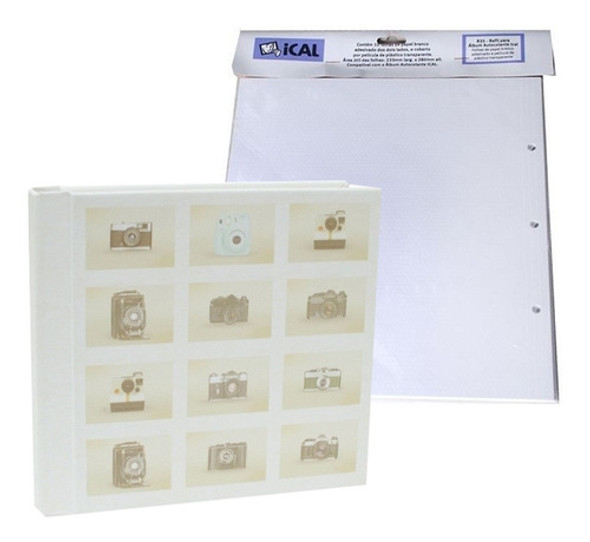 Kit Albúm Autocolante Insta Lovers Refil 10 Folhas 0