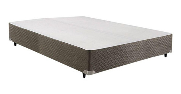 Cama Box Base Casal Velvet Cinza (138x28)herval 0