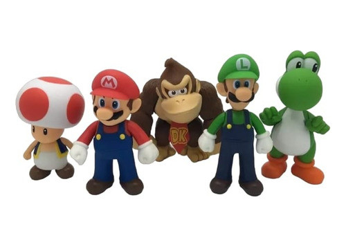 Muñecos Super Mario Luigi/donkey/princesa/joshi/bowser 0