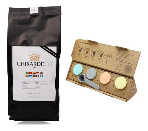 4 Cápsulas Recargables Nespresso + 1/2 Café Colombia Brasil 0