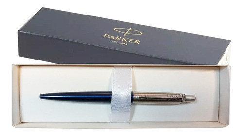 Lapicera Parker Jotter Metal Azul Grab. Gratis Electroimport 0