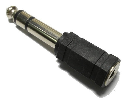Adaptador Conector Plug 6.5mm Estereo A Jack 3,5mm Estereo 0