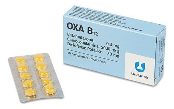 Oxa B12® X 10 Comprimidos - Urufarma 0