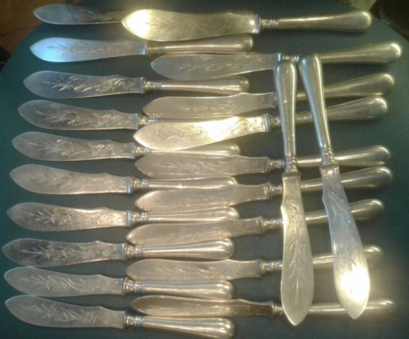 Unidades Cuchillo Para Pescado Montagnac Platado Wmf 0