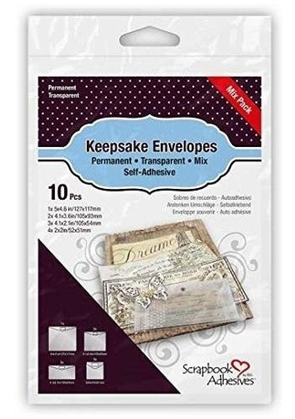 De Recuerdos 3l Adhesivo Recuerdo Sobres Mixto 10pk Tr 0