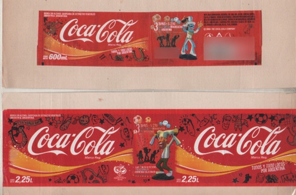 2 Etiquetas * Coca Cola * Promo Minihinchas Mundial 2006 0 2 Etiquetas * Coca Cola * Promo Minihinchas Mundial 2006 0