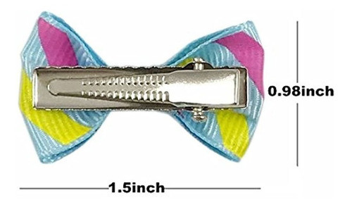 Yaka 60pcs 30 Paris Cute Puppy Dog Bowknot Pequeños Arcos D 1