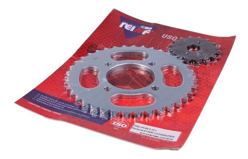 Kit Corona Y Piñon Reinf C23 Hd 250 Coustom 200 (38/16-428)c 1