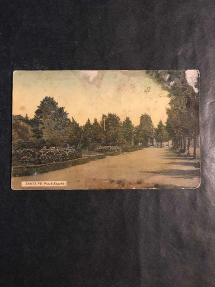 Antigua Postal Santa Fe Plaza España. 53602 0