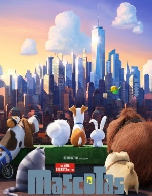 La Vida Secreta De Las Mascotas - Cine Tv - Lámina 45x30 Cm. 0