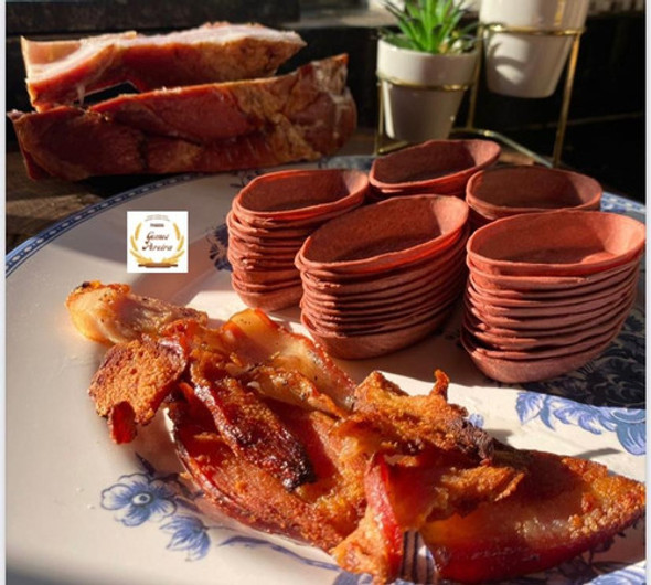 Barquete Assada Saborizada Bacon Para Rechear C/ 45 Und 1