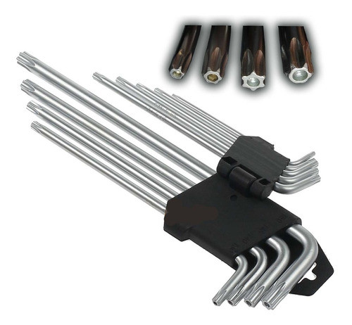 Juego De Llaves Torx 9 Pcs - Electroimporta - 0