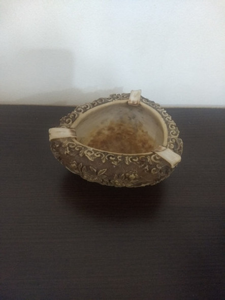 Antiguo Cenicero Adorno Artesanal Antiguedad 1