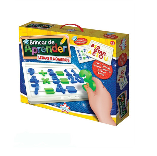 Jogo Educativo Brincar De Aprender Letras E Números Big Star 1