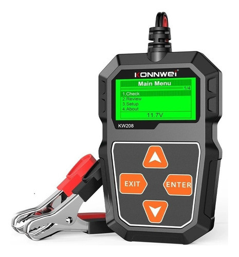 Início Do Carregamento Do Circuito Konnwei Kw208 Battery Tes 0