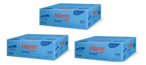 Pack X3 Edulcorante Hileret Sweet X 400 Sobres 0