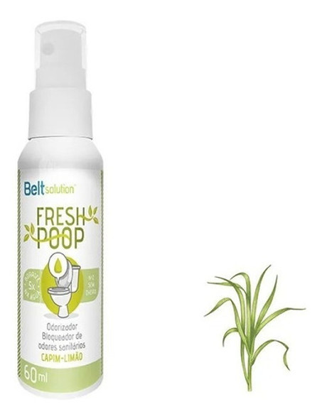Belt Fresh - Fresh Poop Capim Limão 60ml Bloqueador De Odor 0