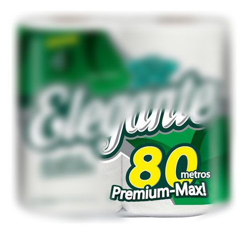 Papel Higiénico Elegante 80 Metros Premium X 40 Rollos 1