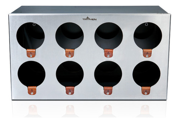 Vinoteca Tromen Bodega Cava Linea Runko 4x2 Chapa Inoxidable 0