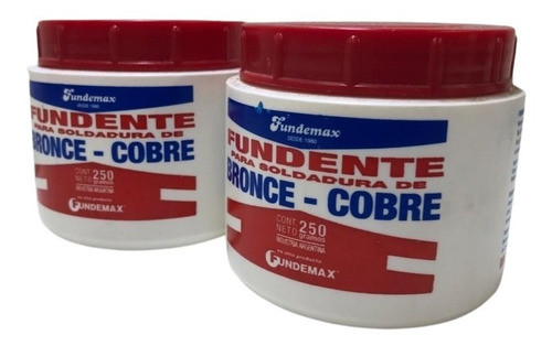 Fundente Para Soldadura Varilla Bronce-cobre 250gr Fundemax 1