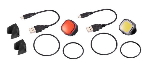 Combo Luces Delantera Trasera Giant Cast 30 Usb 1