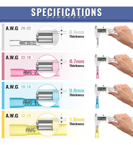 Sopoby - Kit De Conectores De Cable Elctrico De Grado Marino 1