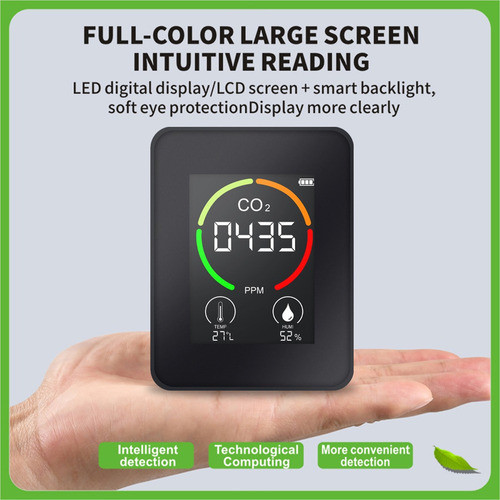 Monitor Multifuncional De Qualidade Do Ar Detector De Dióxid 1