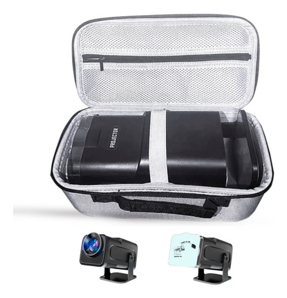 Case Estojo Projetor Hy320 + Lente De Proteção Resistente 0
