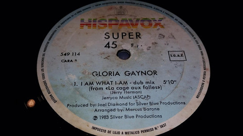 Gloria Gaynor I Am What I Am Vinilo Maxi Spain Buen Estado 0