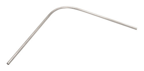 Barrote Curvo Aluminio Cortina Baño 0.75x0.75mt Sin Soporte 0