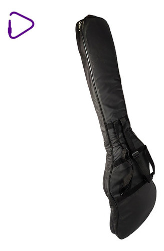 Funda Para Bajo Acolchada Tela Avión. Bolsillo. Mochila 1