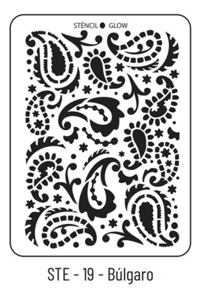 Stencil Maquillaje Artistico Glow Body Art Linea Big 0