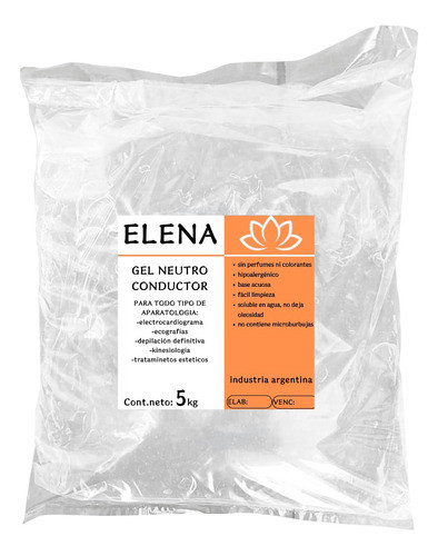 Gel Neutro Conductor 5k  Multifuncion Premiun Depilacion 0