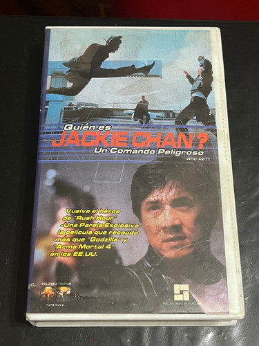 Vhs Quién Es Jackie Chan ? Who Am I? Acción Castellano 0
