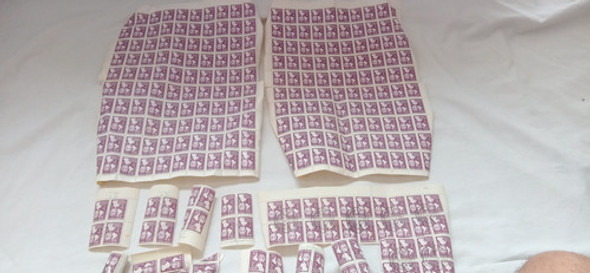 Lote Estampillas 2 Pesos Conferencia Economica 1957 0