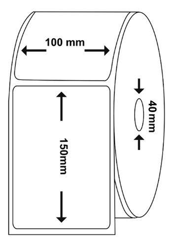 Etiquetas 100 150 Mm Autoadhesiva Mercadoenvío Full 2 Unidad 1