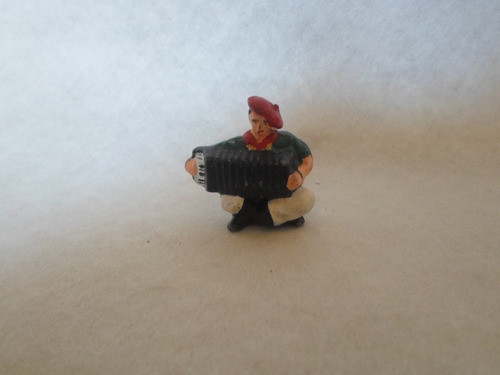 Soldado De Plomo-54 Mm-vasco O Gaucho Tocando Acordeón 0