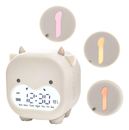 Dluuu Reloj Despertador Para Ninos Para Dormitorios, Reloj D 0
