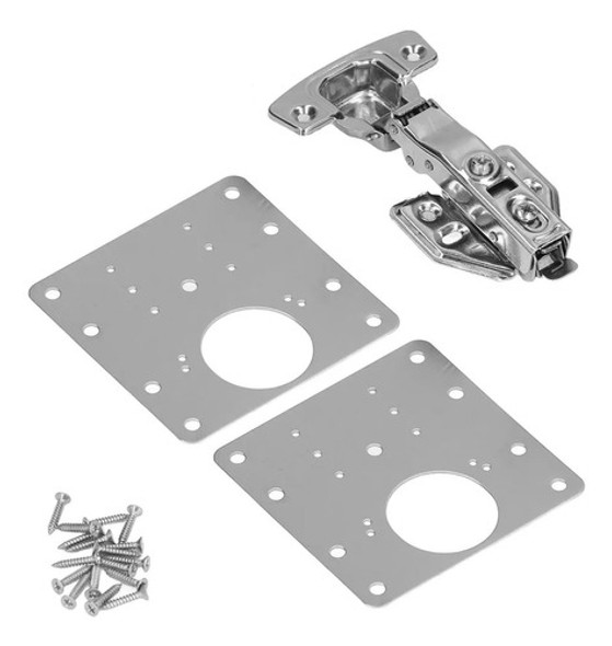 Placas Metálicas Para Reparación De Bisagras Set X2 0