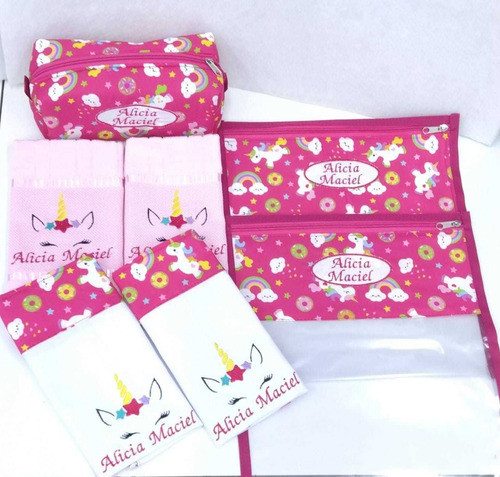 2 Saquinhos 1 Necessarie 2 Toalinhas Personalizados 0