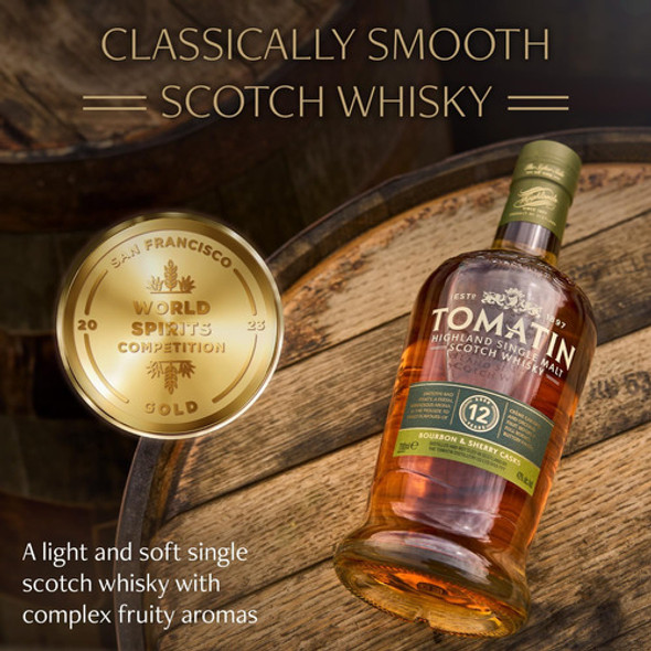 Whsiky Tomatin 12 Sherry Cask 700ml. Envio Gratis 1
